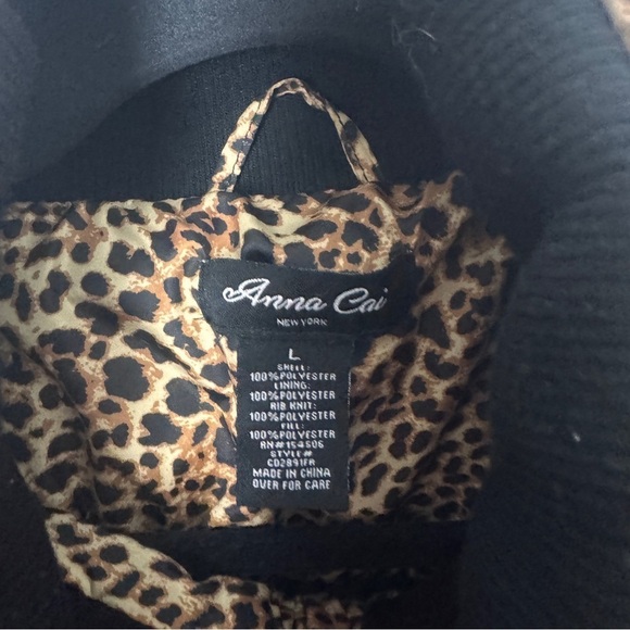 Anna Cai New York Puffer leopard print jacket - Picture 7 of 10